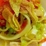 ホットプレートで♪野菜たっぷり♪おかか焼きそば